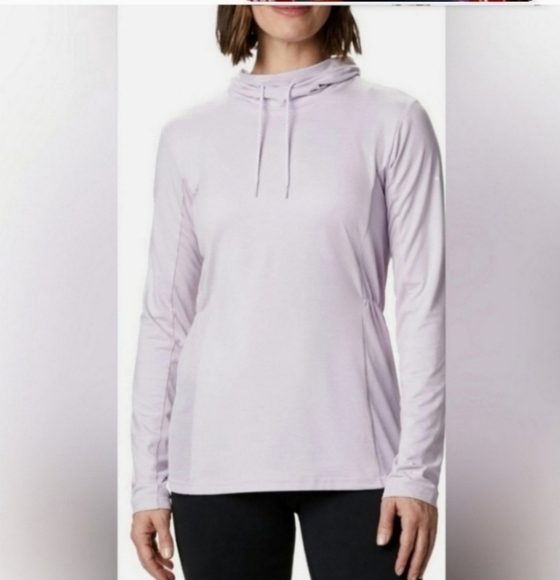 Columbia Women's Piney Ridege Long Sleeve Omni Wick Purple Top Size Small - Picture 1 of 5